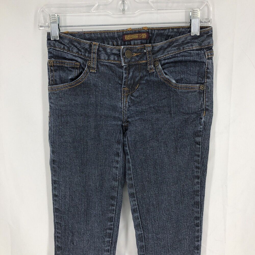 ZD Premium Skinny Low Rise Denim Blue Jeans Juniors 3 (26x29)